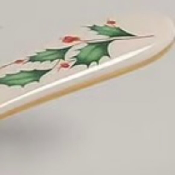 LENOX Holiday Dessert Server EUC - Picture 3 of 6